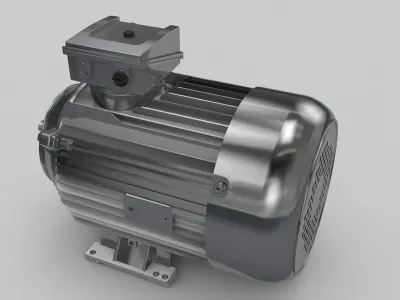 Electric Motor Standart 3D model