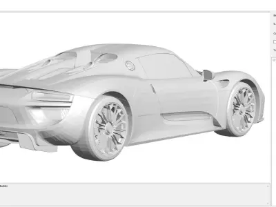 CAR - Porsche918 3D print model