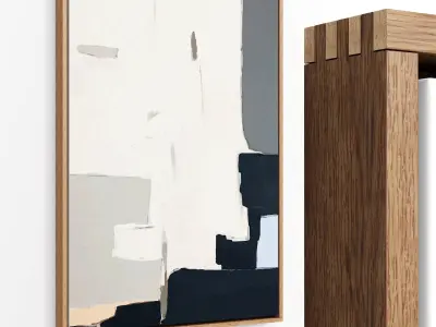 Abstract Painting Two Frame 101 Low-poly 3D model