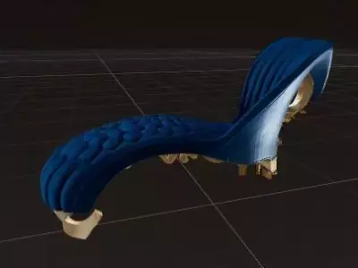 Chaise Royale Royal Chaise Lounge 3D model