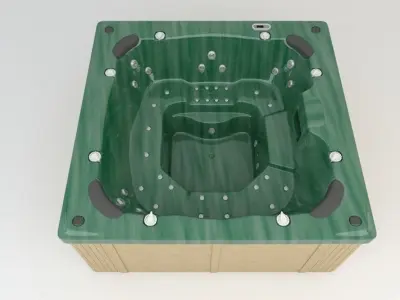 Whirlpool Jacuzzi Hot Tub 3 3D model