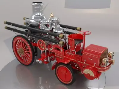 Christie Fire Truck 3D model