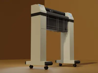 Roland GRX-300AR Plotter  3D model
