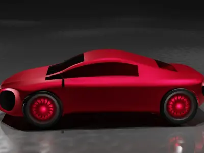 stylish car 3D model