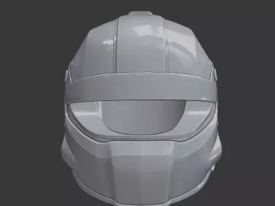 Bell HP7 Racing Helmet High-Detail 3D Printable  3D print model