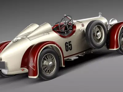 Austro Daimler 1929 3D model