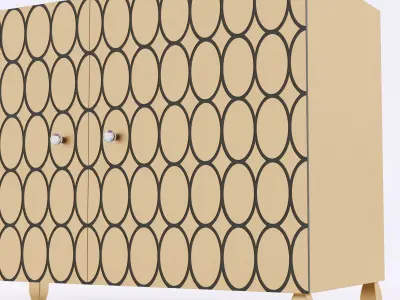 Roberto Ventura ELLISSE4 sideboard 3D model