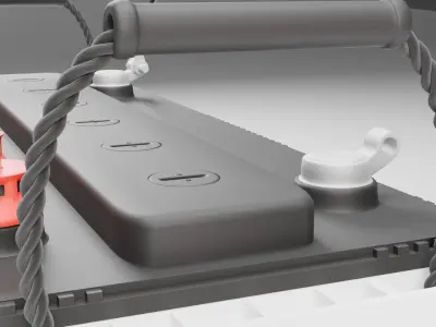 Generic Tubular battery 3D model