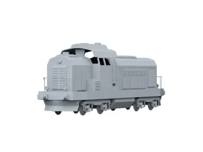 Diesel Hydraulic Locomotive 3D model