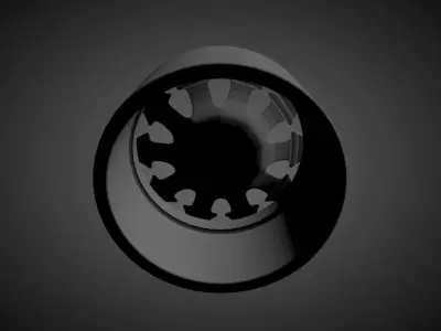 FUEL BATTLE scalable and printable rims 3D print model