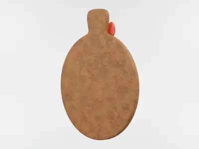 Gingerbread Christmas Cookie 14 3D model