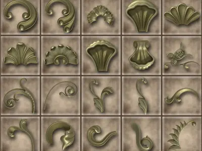 Ornamental Vol 07 3D model