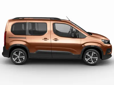 Peugeot Rifter 2019 3D model