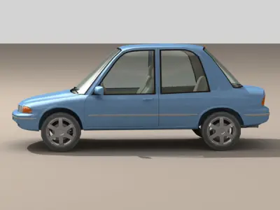 Cartoon Car 3D model