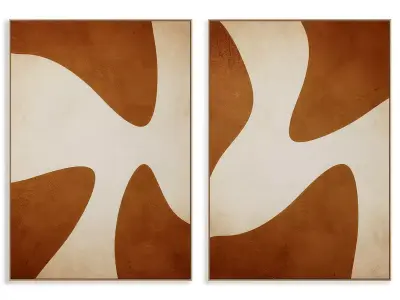 Abstract Painting Frame set 3D model 355