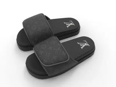 Louis Voitton Sandal Low-poly 3D model