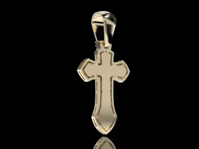 Celtic Diamond Cross 3D print model