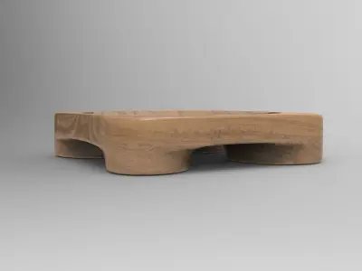 Mann Bowl Low-poly 3D model