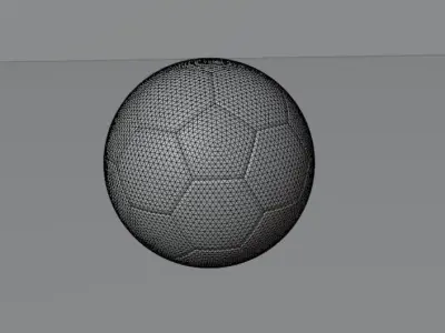Soccer ball 3D model 18