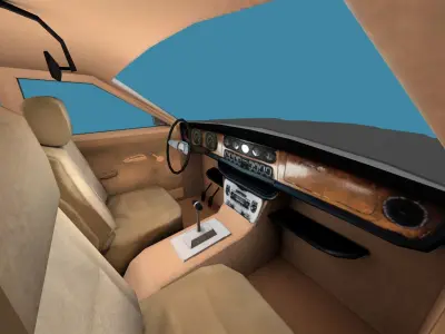 Jaguar xj6 Station Wagon Hatfeleds 3d model Low-poly 3D model