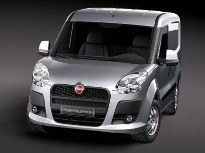 Fiat Doblo Cargo 2010 3D model