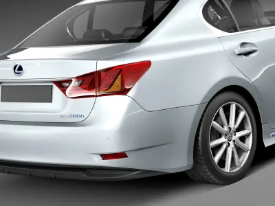 Lexus GS 300h 2014 3D model