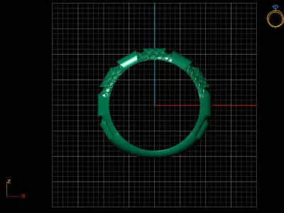 Fancy Womens Rings Plain Rings Ready STL 3DM Models Rings 3D print model 2