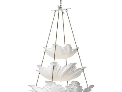 WP Sullivan shell chandelier 3D model