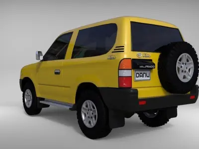 toyota land cruiser serie 90 3D model