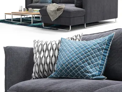 Flipper sofa  3D model