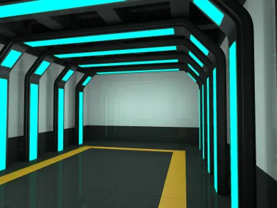 Room Parking lot 3D model