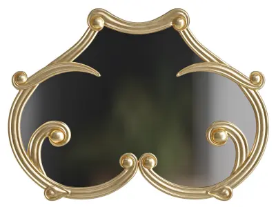 Mirror LIBERTY WOMAN By Seletti 3D model