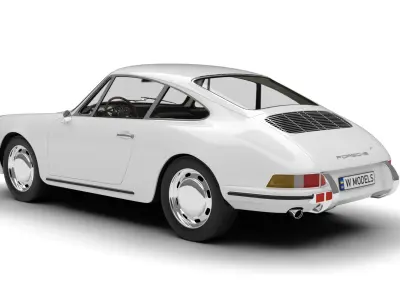 Porsche 911 1964 3d model  3D model