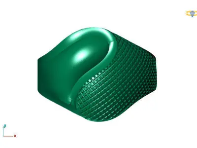 Women Plain Ring STL Models Womens Ring 3dmodels 3D print model 3D print model 54