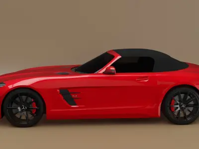 mercedes benz sls amg roadster 3D model