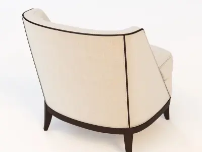 Bolier Modern Luxury Lounge Chair 92005 3D model