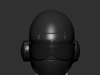 helmet high ver 8  sculpt 3d printable 3D model