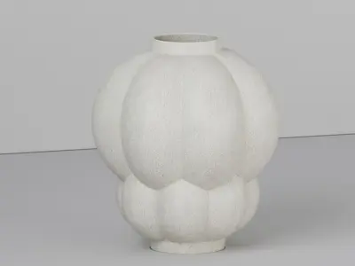 Uva Vase Medium off-white matte 3D model