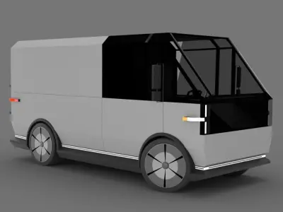 Canoo MPDV 2 Low-poly 3D model