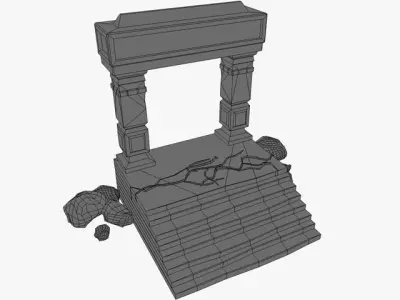 Ancient Entrance Design 3D model