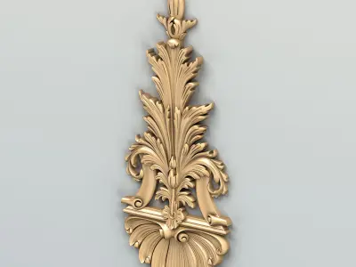 Decor vertical 021 3D model