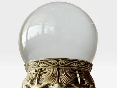 Ornate Crystal Ball 3D model