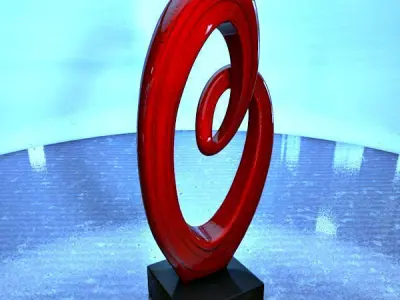 Abstract heart decoration 3D model