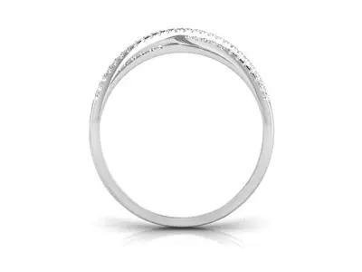 Band Ring 3D print model 18