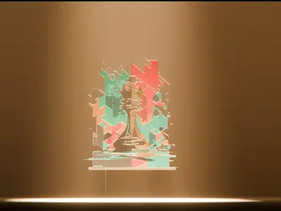 CHESS QUEEN 3D model