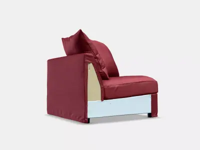 GRONLID Cover for corner section 3 Low-poly 3D model