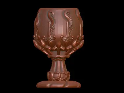 Ornament Glass or Egg Holder 3D print model