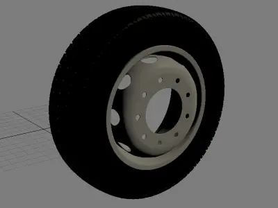 Wheel Truck 3D model