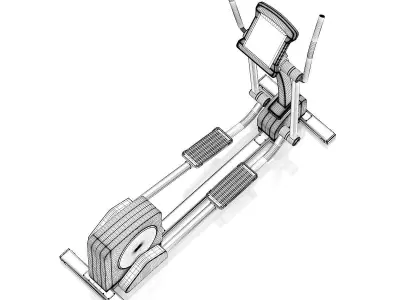 Elliptical Trainer 3D model
