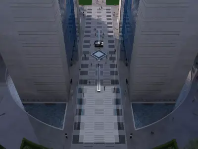 Dubai International Financial Centre Dubai 3D model